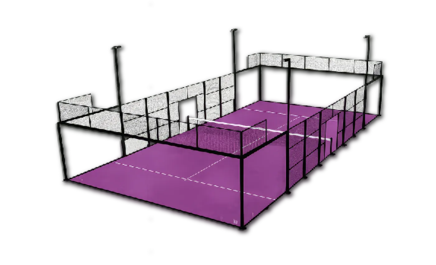 Panorama-Court im APX. Padel Club Neustadt
